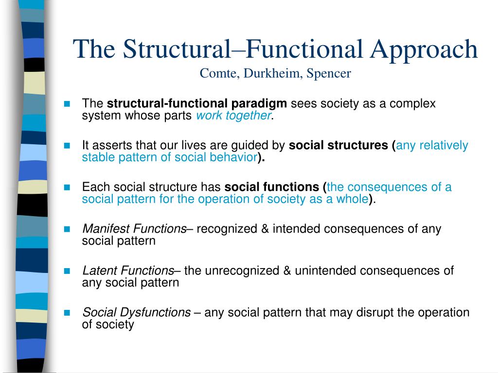 what is structural functional approach