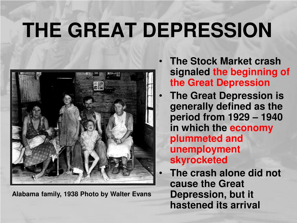 powerpoint presentation on the great depression