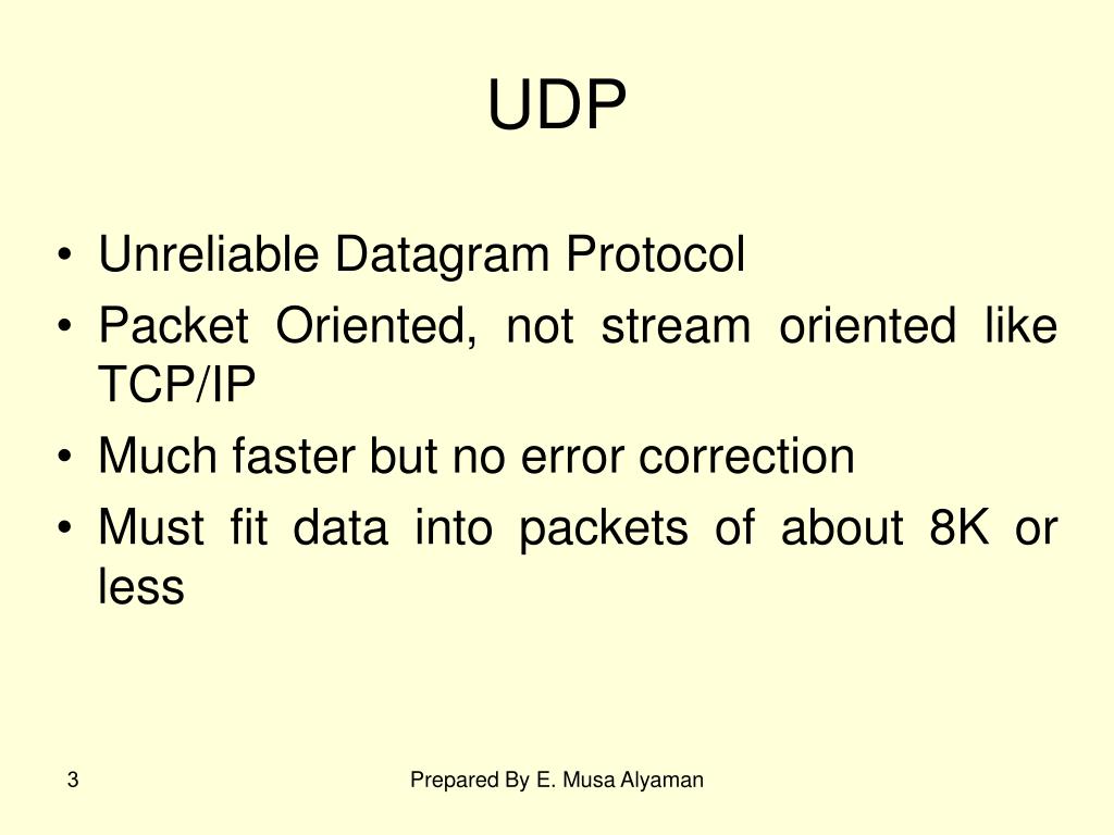Reliable User Datagram Protocol