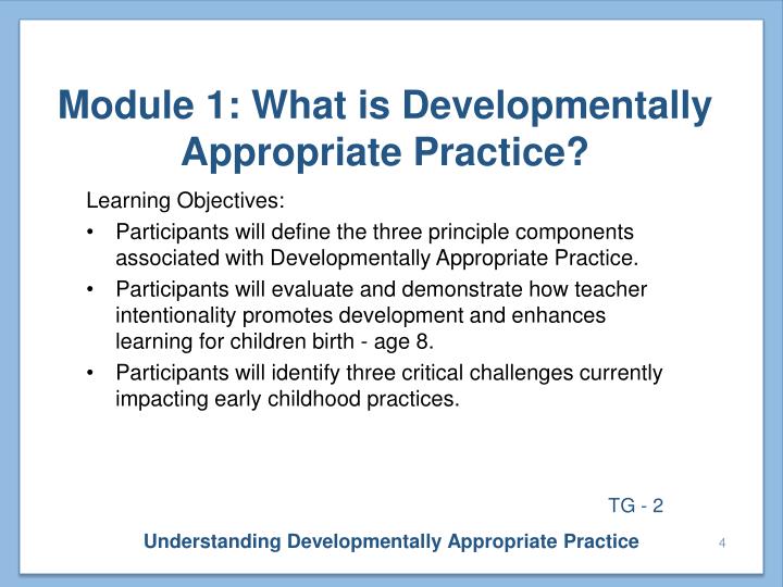 Ppt understanding developmentally appropriate practice powerpoint