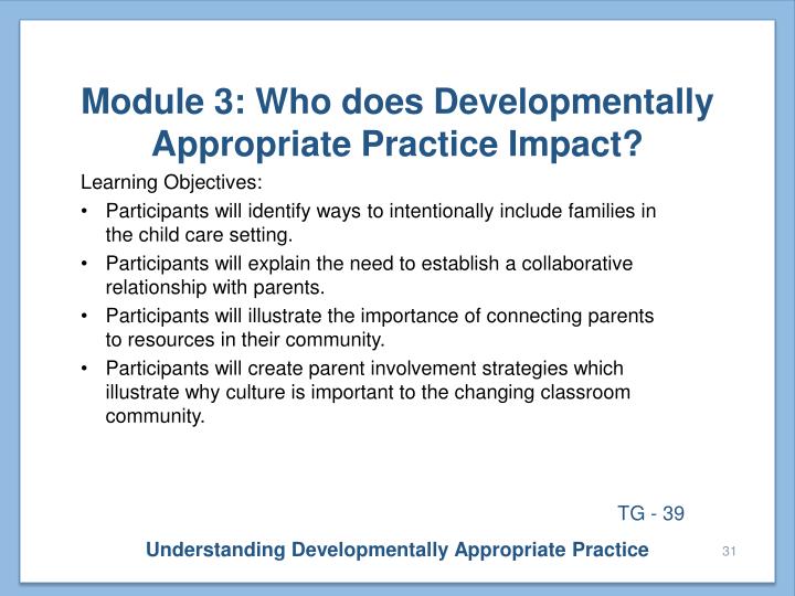 PPT - Understanding Developmentally Appropriate Practice PowerPoint ...