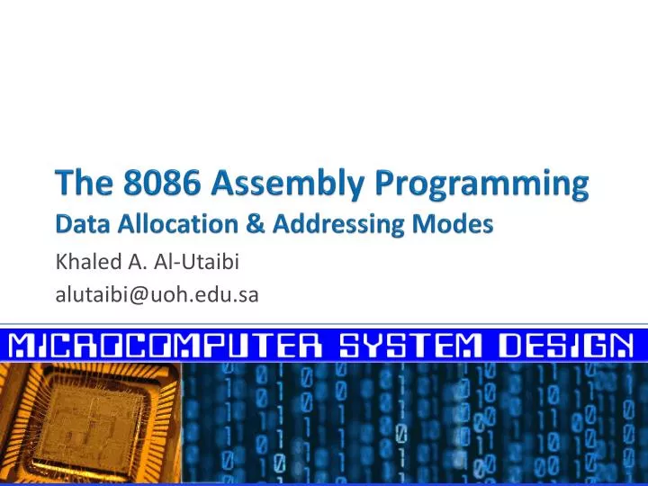 addressing modes of 8086