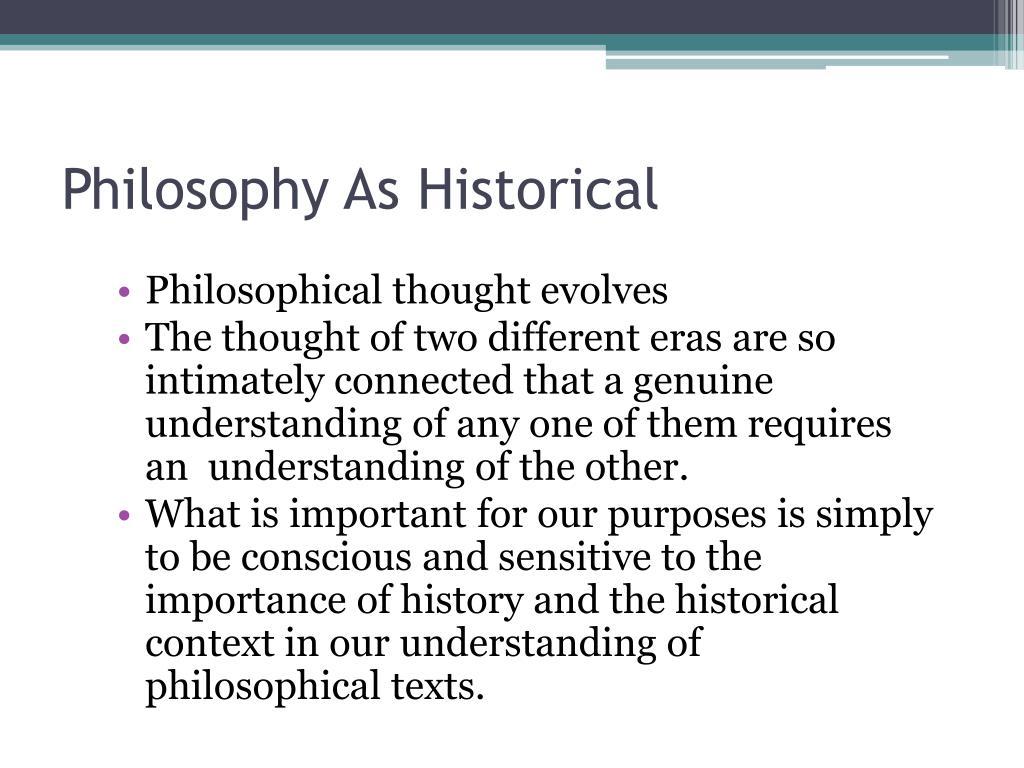 history of philosophy summary essay
