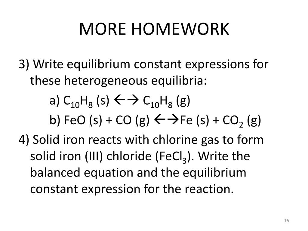 PPT - Equilibrium Expressions PowerPoint Presentation, free