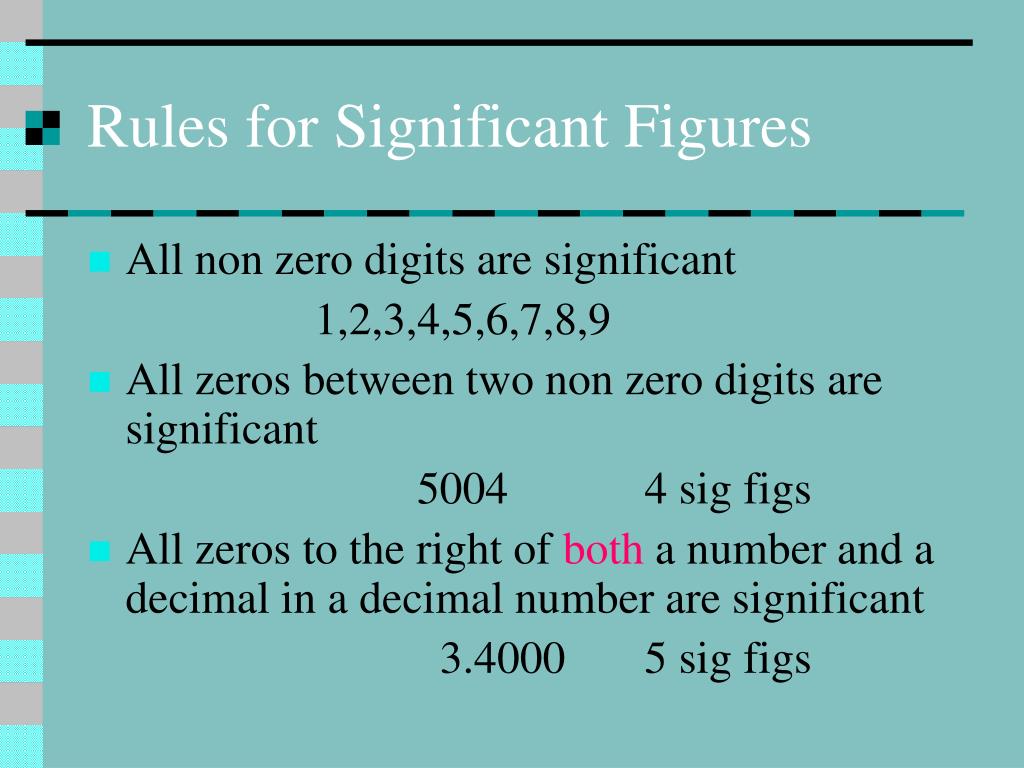 PPT - Rules Significant Figures PowerPoint - ID:5572984