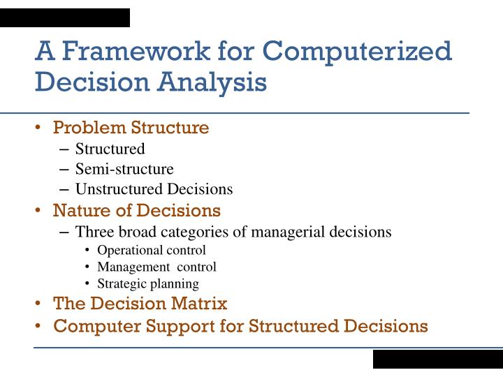 structuring decision problems for decision analysis structuring decision problems for decision analysis