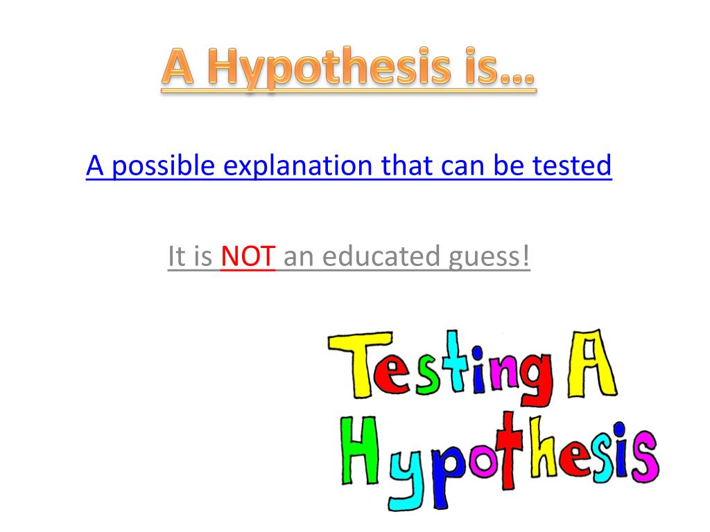 what makes a hypothesis an educated guess