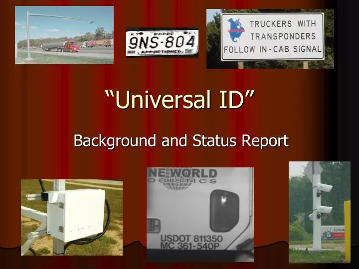 PPT “Universal ID” PowerPoint Presentation, free download ID5574823