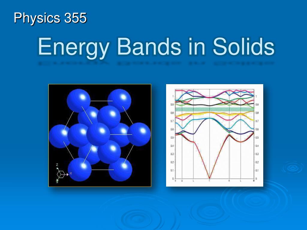 Ppt Energy Bands In Solids Powerpoint Presentation Free Download Id