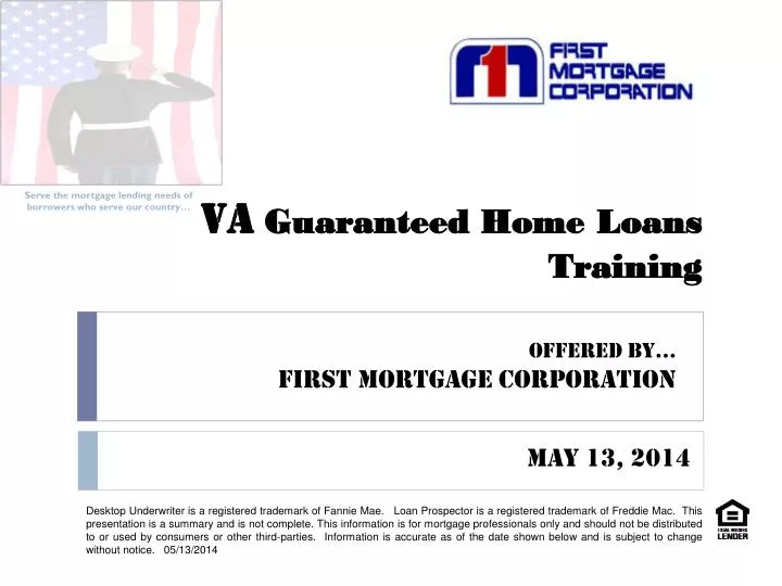 PPT VA Guaranteed Home Loans Training PowerPoint Presentation, free