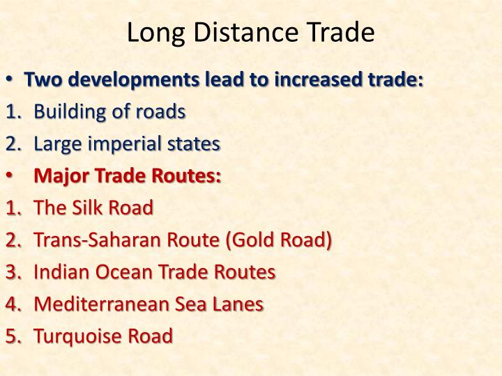 PPT Transregional Trade Networks PowerPoint Presentation ID5577212