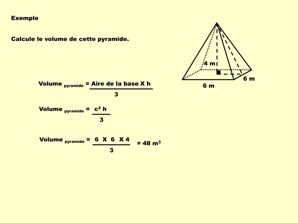 Formule Volume Triangle PPT - Formule des volumes des solides PowerPoint Presentation, free download - ID:5577793