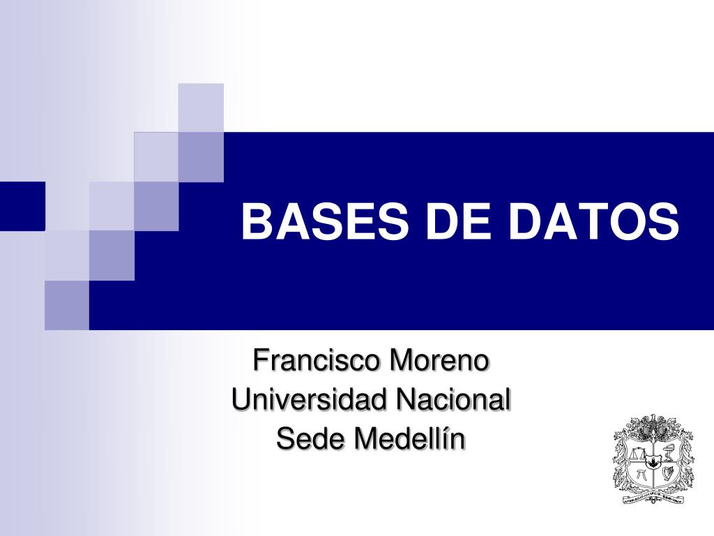 PPT - BASES DE DATOS PowerPoint Presentation, free download - ID:5578121