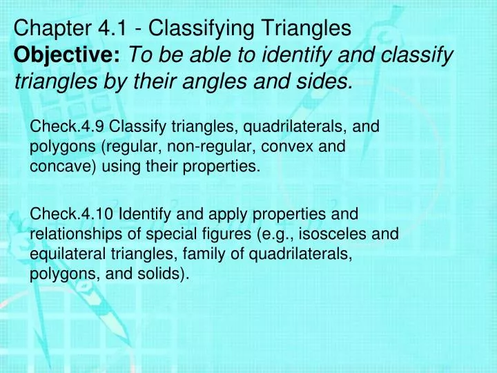Ppt Classifying Triangles Powerpoint Presentation Free Download Id5578744 8645