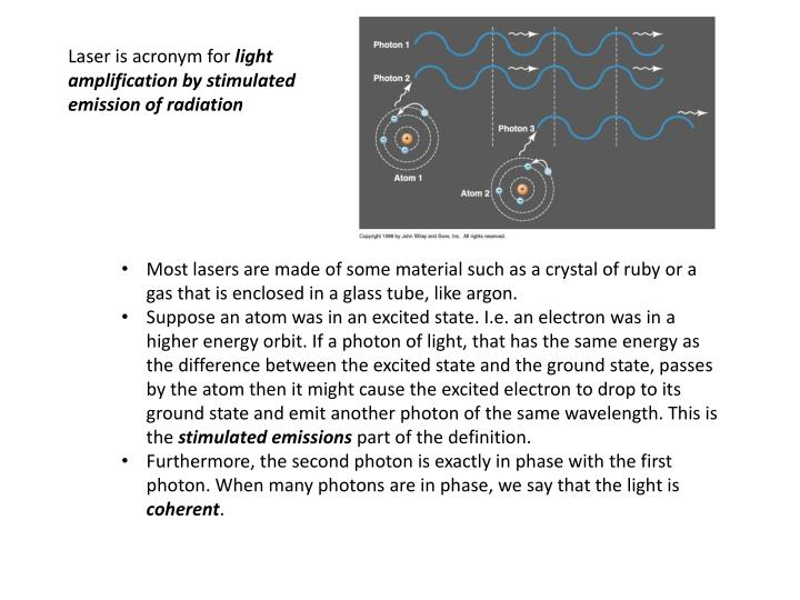 an analysis of light amplification by stimulated emissions of radiation an analysis of light amplification by stimulated emissions of radiation