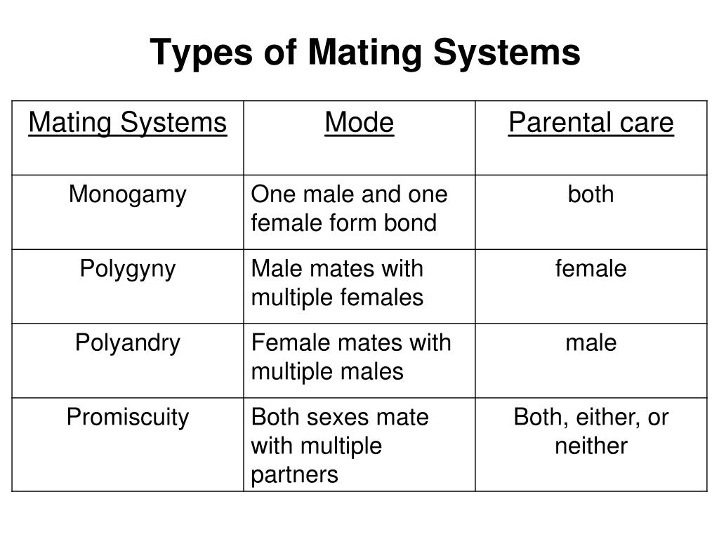 Ppt Bioe 109 Summer 2009 Lecture 10 Part I Mating Systems Powerpoint Presentation Id5579282 