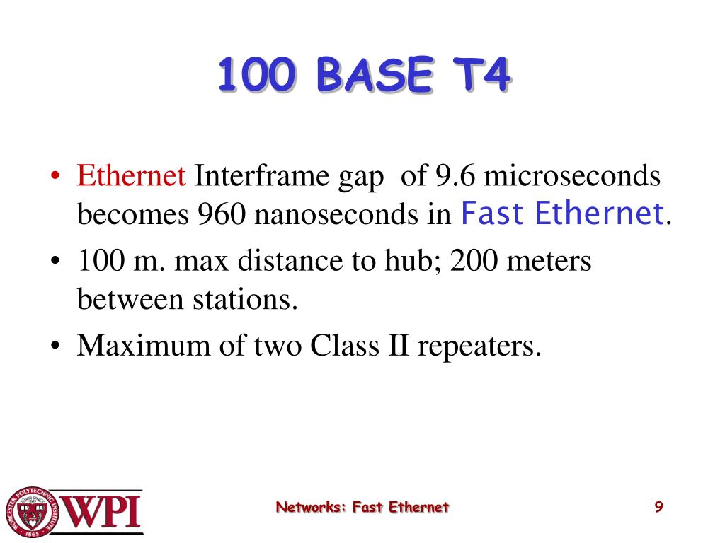 PPT - Fast Ethernet and Gigabit Ethernet PowerPoint Presentation, free  download - ID:5579489