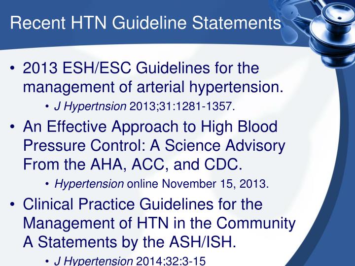 PPT - Hypertension Guidelines 2014 PowerPoint Presentation - ID:5581122