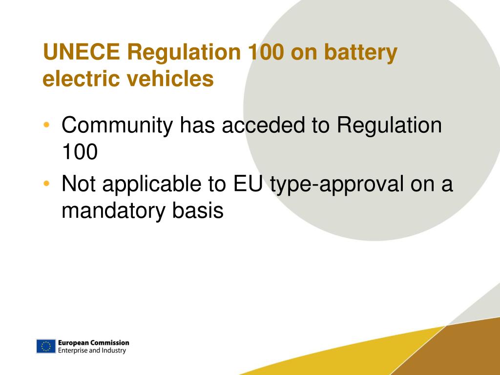 PPT Electric safety requirements in European Community vehicle type