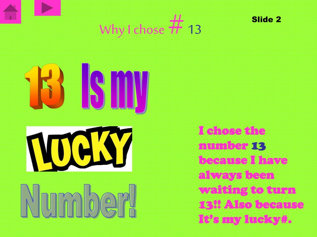 PPT - Lucky 13!? PowerPoint Presentation, free download - ID:2701315