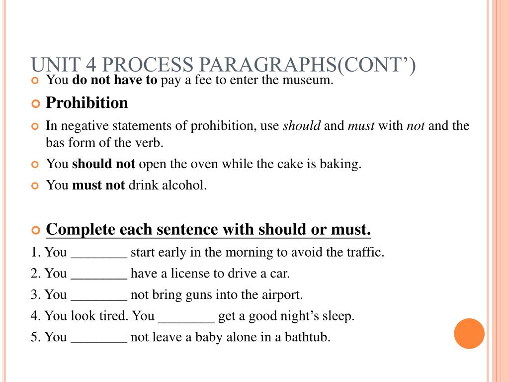 process paragraph คือ 1
