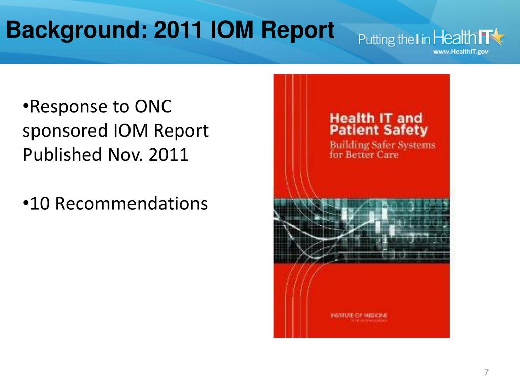 iom report 2011 health