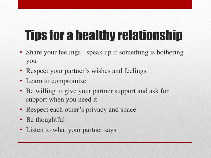 what are some common characteristics of healthy relationship and unhealthy relationship