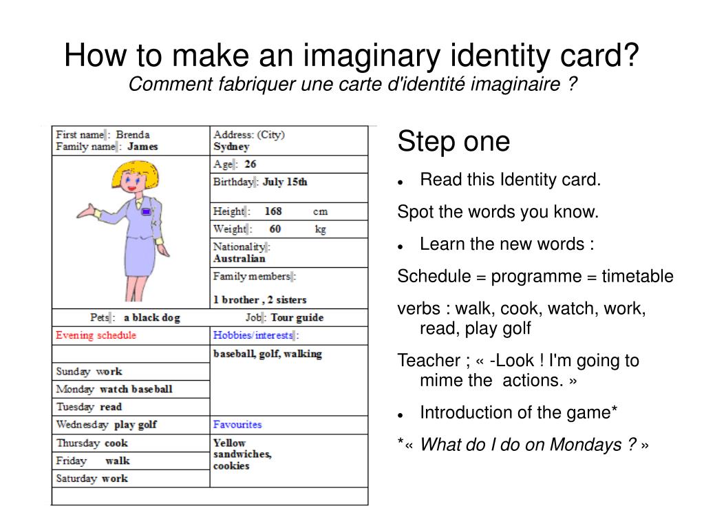 comment créer une carte d'identité virtuelle