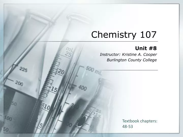 chemistry 107 n.