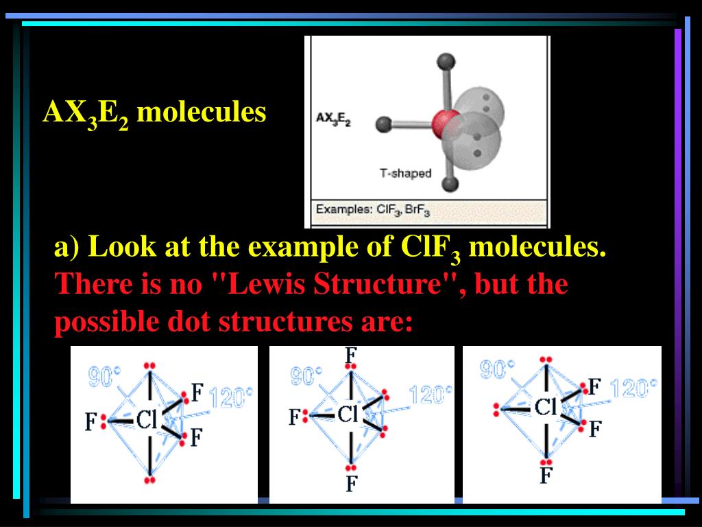 a) Look at the example of ClF3 molecules.There is no "Lewis Structure&...