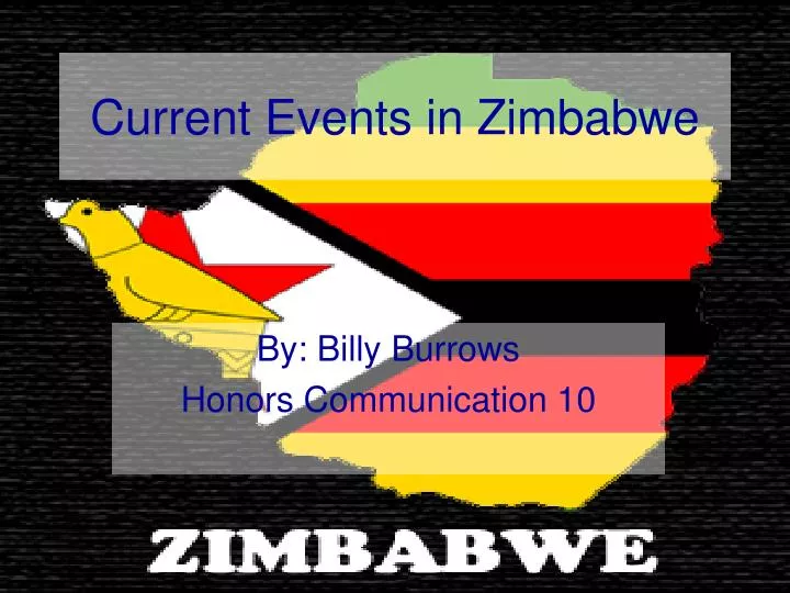 What Are Some Current Events In Zimbabwe