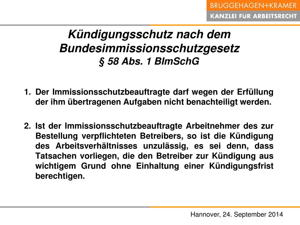 PPT - Sonderkündigungsschutz PowerPoint Presentation, free download -  ID:5586647