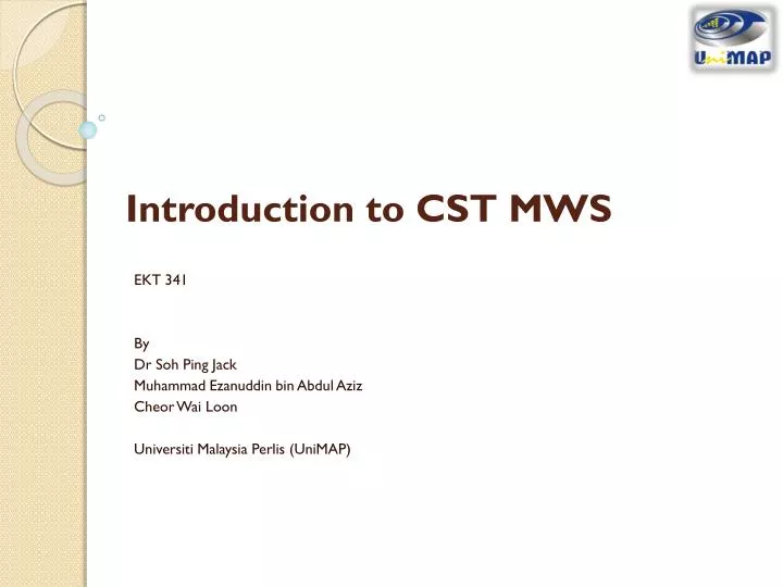 n cst microwave studio n cst microwave studio