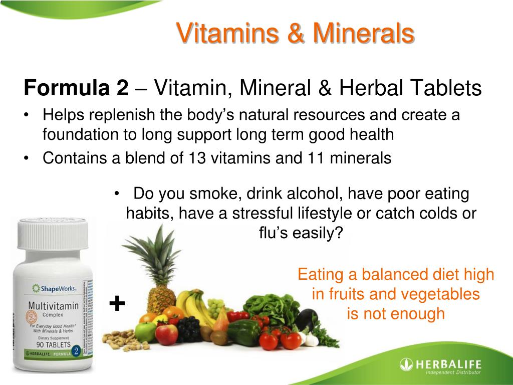 Protein minerals vitamins. Vitamins and Minerals.