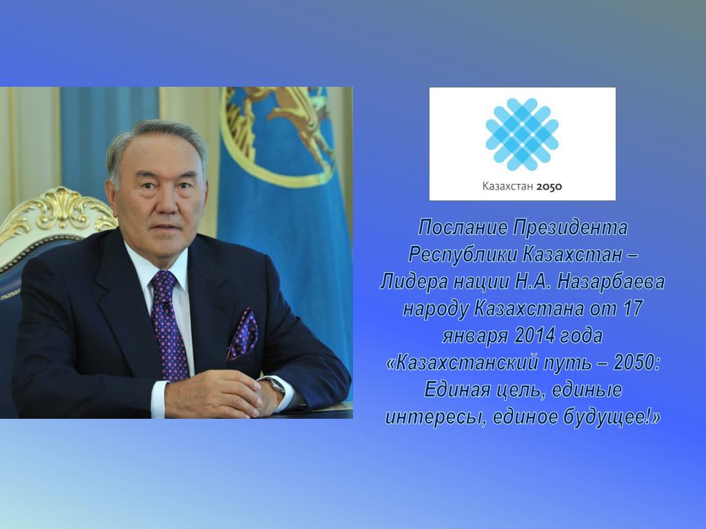 День президента информация. Назарбаев 2050. Казахстан в 2050 году. Послание президента презентация.