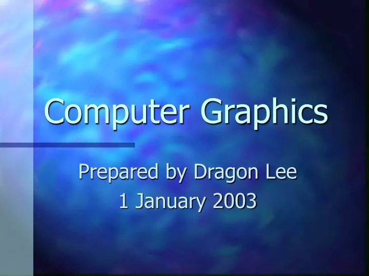 computer graphics n.