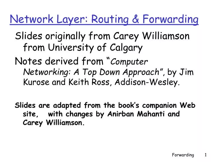 Network Layer Routing at Eileen Lloyd blog