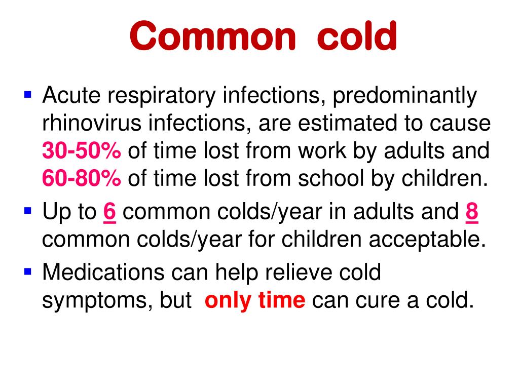 research into the common cold