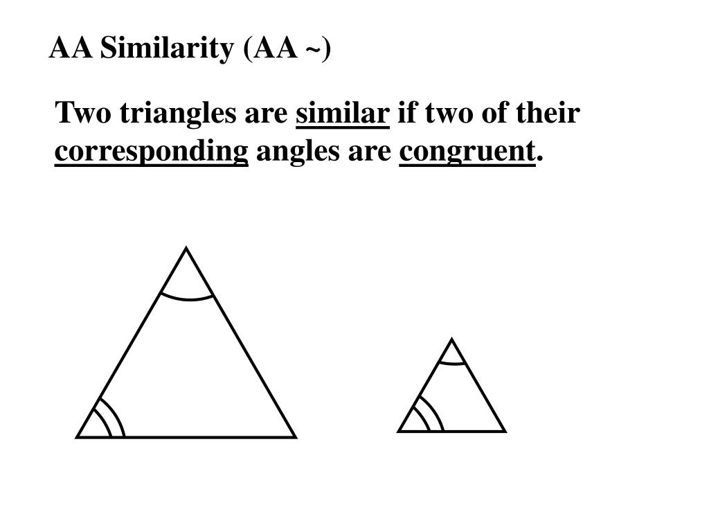 Ppt Chapter 64 Notes Prove Triangles Similar By Aa Powerpoint Presentation Id5593169 1562