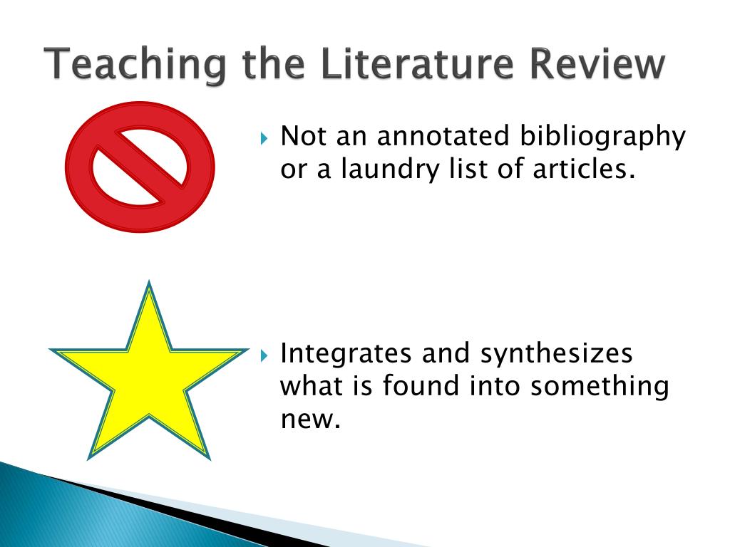 literature review teaching