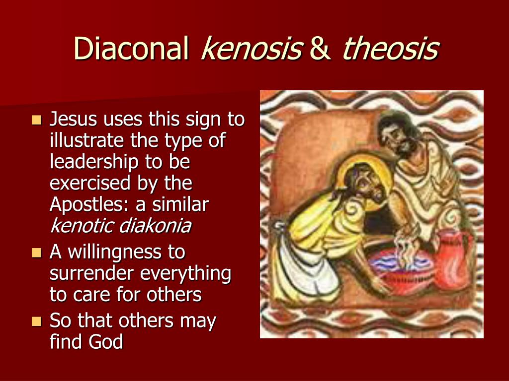 PPT - The Deacon as Icon of Christ: Kenosis , Theosis and Servant-Leadership  PowerPoint Presentation - ID:5593790