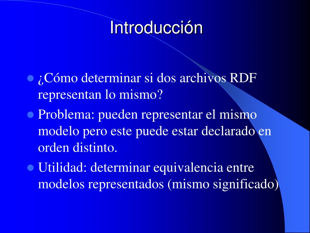 Obligar Estable Opuesto PPT - Correspondencia de grafos RDF PowerPoint Presentation, free download  - ID:5594051