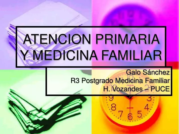 atencion primaria y medicina familiar n.