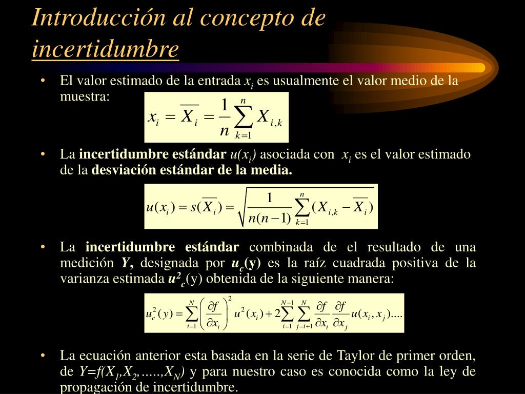 PPT An lisis De Incertidumbre PowerPoint Presentation Free Download 
