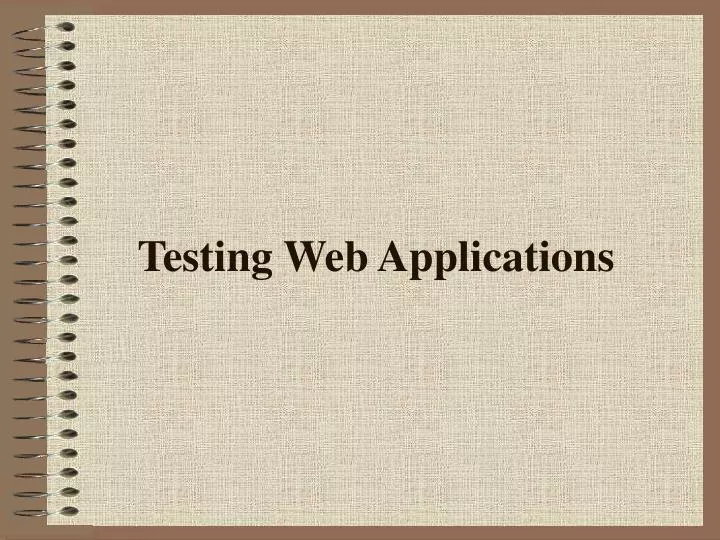 testing web applications n.