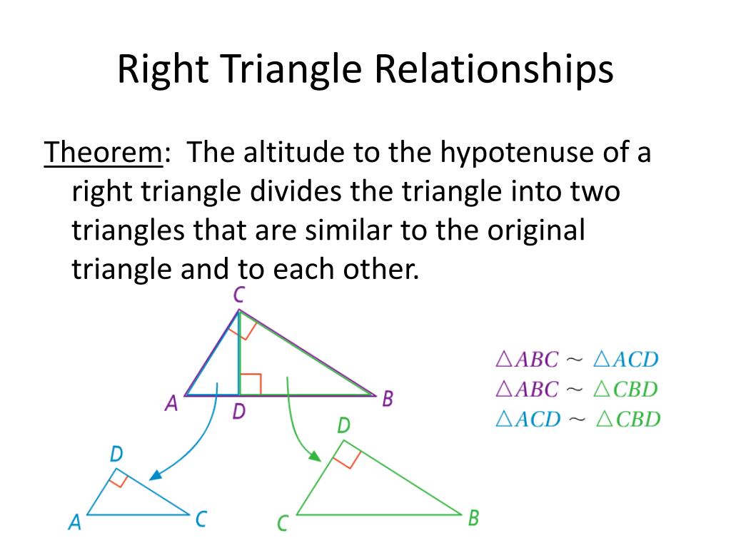 right triangle similarity assignment