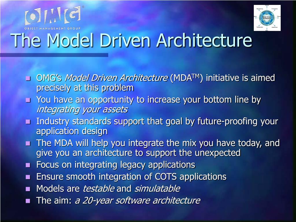 case study on model driven architecture