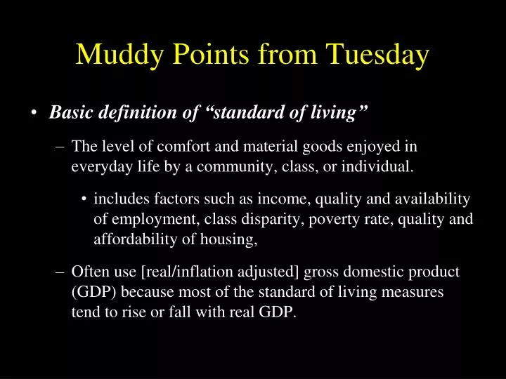 Ppt Muddy Points From Tuesday Powerpoint Presentation Free