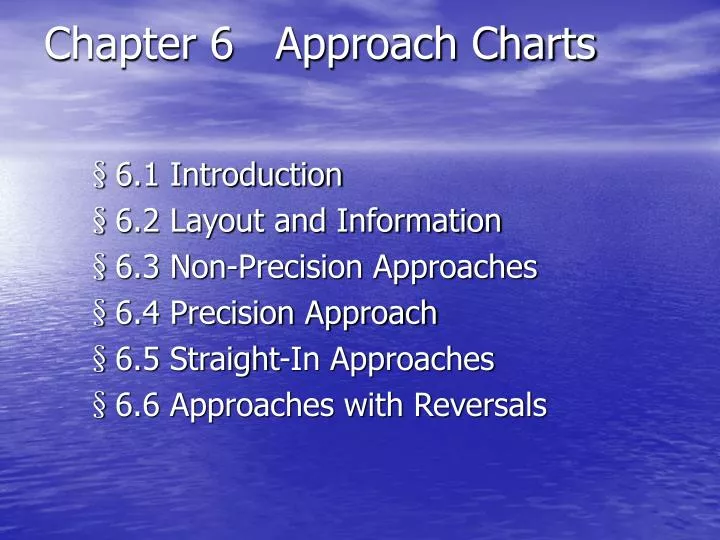 Free Approach Charts