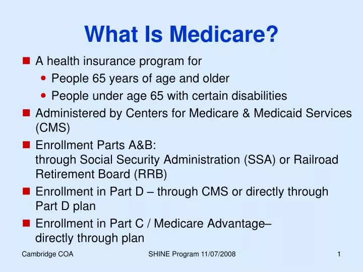 Is medicare part a free
